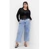 Women's Plus Size Eleni Top - black | CITY CHIC - 2 of 4