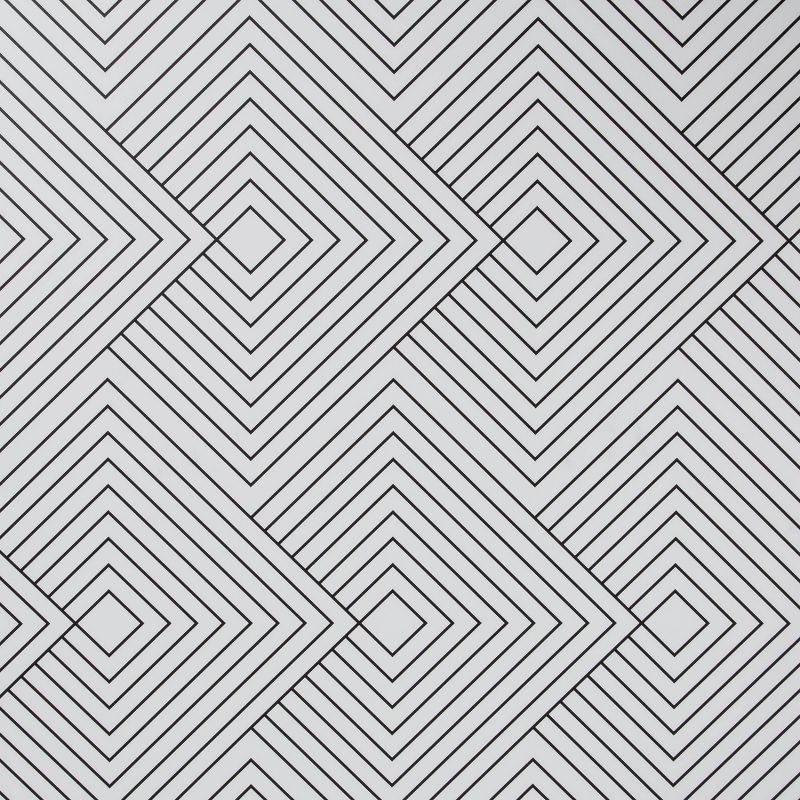 Diamonds Peel &#38; Stick Wallpaper Black/White - Project 62&#8482;, 4 of 8