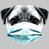 Men's Design By Humans Masked Pug By clingcling T-Shirt - 2 of 4