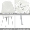 NicBex Dining Chairs Set of 4,Modern Dining Room Chairs with Metal Legs and Plastic Seat for Living Room,Kitchen and Bedroom - 4 of 4