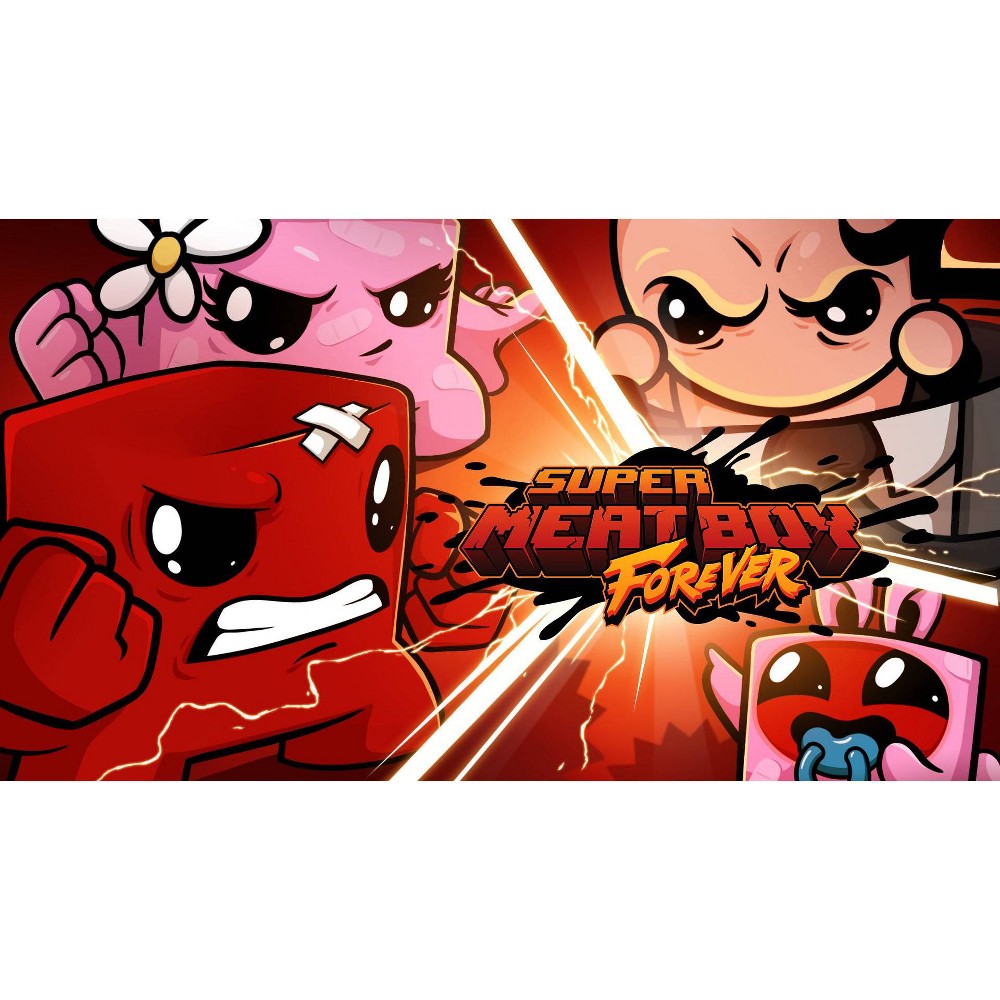 Photos - Game Nintendo Super Meat Boy Forever -  Switch 