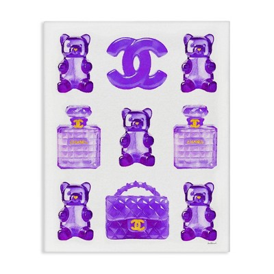 Stupell Industries Purple Glam Gummy Candy, 16" x 20"