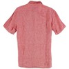 Michael Kors Mens Slim Fit Yarn Dyed Linen Button Up Shirt, Red, Small - 2 of 2