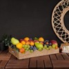 Scalloped Hand-Carved Stackable Wooden Tray - 3 of 4