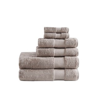 Gracie Mills Thalia 6-Piece 600gsm Turkish Cotton Bath Towel Set - 1 of 4