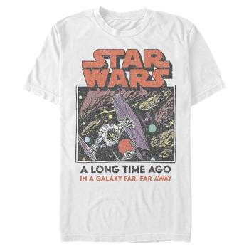 Men's Star Wars Vintage Tie Fighter in Space T-Shirt