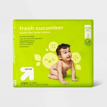 Fresh Cucumber Baby Wipes - 216ct - up & up™