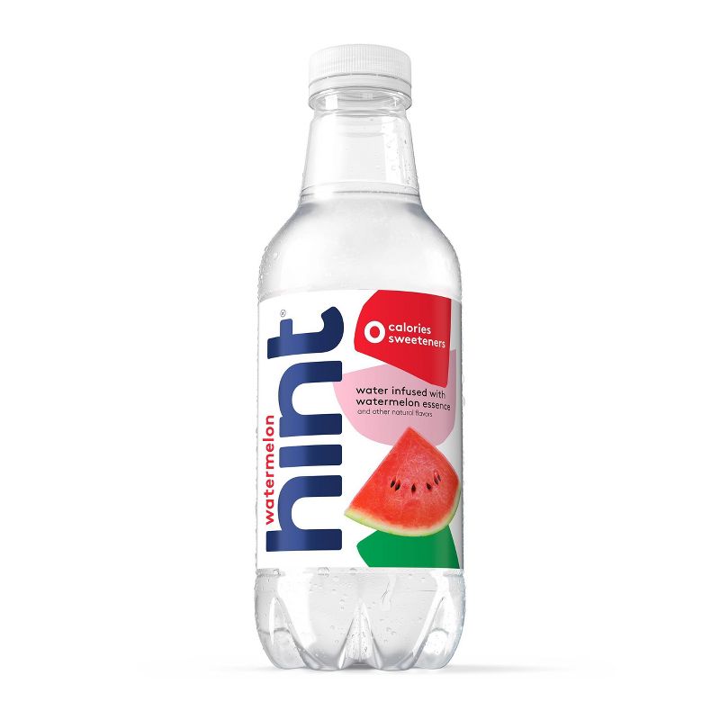 hint Red Variety Pack Flavored Water - Watermelon, Peach, Raspberry, and Strawberry Lemon - 12pk/16 fl oz Bottles, 6 of 11