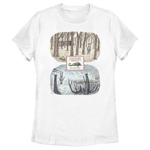 Women's Stranger Things Pollywog and the Upside Down T-Shirt - 1 of 4