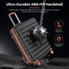 SKONYON 3-Piece Hardshell Luggage Set with TSA Lock, YKK Zippers, PC+ABS Construction and Spinner Wheels - 2 of 4