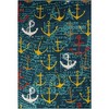 Unique Loom Outdoor Coastal Collection Area Rug - Anchorwave (' " x ' "  ) - 2 of 4