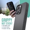 Smartish iPhone 16 Pro Max MagSafe Case - Gripmunk Magnetic Slim Case - Black Tie Affair - 2 of 4