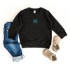 The Juniper Shop Embroidered Choose Joy Rainbow Toddler Sweatshirt - 3 of 4