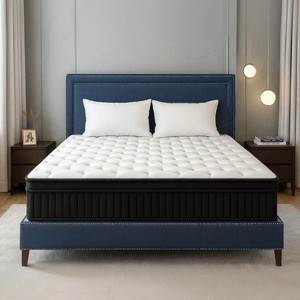 ELJGET Queen/King Mattress, 12 Inch Mixed Memory Foam Mattress in a Box, Zoned Pressure Relief, Medium Firm Feel, Motion Isolation, Deep Sleep - 1 of 4