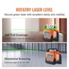 VEVOR Laser Level, 2000ft, 360 Degree Self Leveling Green Cross Line Laser, 5 Rotation Speeds & 4 Scanning Angles Adjustment - 3 of 4