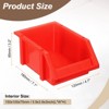 Unique Bargains Plastic Stackable Garage Closet Organization Shelf Bins - 2 of 4