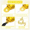 KatchOn, Gold Oh Baby Balloon Sign - 16 Inch | Oh Baby Sign for Backdrop | Baby Shower Balloons for Baby Shower Decorations | Gender Reveal Balloons - 4 of 4
