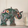 Slickblue One-of-a-Kind 14-Inch Elephant Wall Art – Handcrafted from Steel, Symbolizing Kindness - 3 of 4