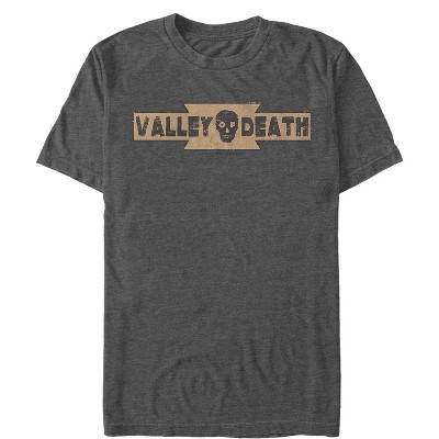 Men's Hell Fest Valley Of Death Skull T-shirt - Charcoal Heather