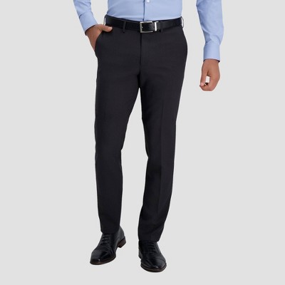 Charcoal Grey Straight Leg Dress Pants