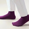 Solid Color Crew Cotton Dress Socks  from the Sock Panda (Men's Sizes, Adult Large) - 2 of 4