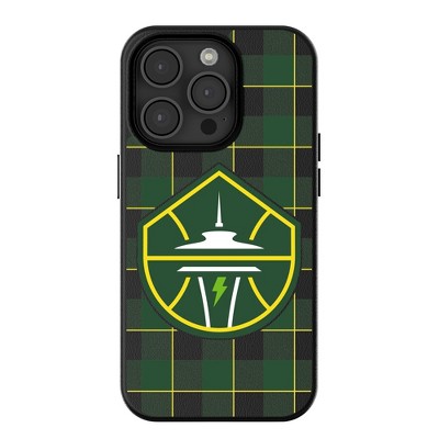 Keyscaper WNBA Plaid MagSafe Compatible Cell Phone Case for iPhone 14 Pro