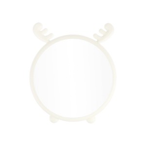 Unique Bargains Durable Cartoon Deer Desktop Cosmetic Mirror 1 Pc - 1 of 3