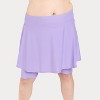 Calypsa Women's Flared Mid-Thigh Swim Skirt With Bike Shorts - 4 of 4