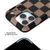 Velvet Caviar iPhone 17 Pro MagSafe Phone Case - Mocha Vibe Checker - 3 of 4
