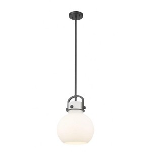Newton Sphere - 1 Light Stem Hung Pendant In Industrial Style-15.38 Inches Tall and 10 Inches Wide - 1 of 1