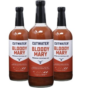 Cutwater Mild Bloody Mary Mix - 1L Bottles- 25 Calories Fat-Free - Full-Bodied Flavorful Mixer - 1 of 4