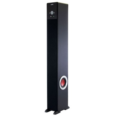 Bluetooth Powered 90 Watt Tower Speaker In Black With Subwoofer