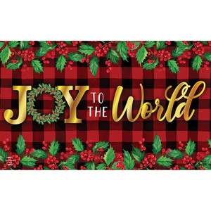 Briarwood Lane Doormat 30x18 Indoor Outdoor Joy To the World Christmas For Christmas Doormat - 1 of 4