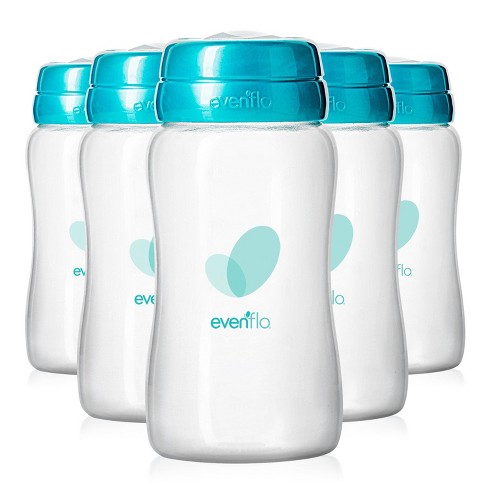 Evenflo Advanced Breast Milk Collection Bottles 5oz, 6ct - image 1 of 4