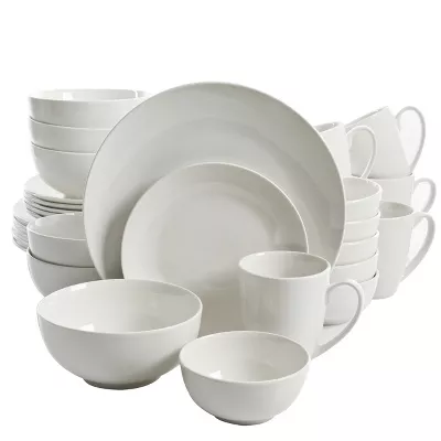 porcelain white dinnerware set