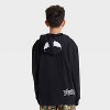 Boys' Marvel Venom Hooded Character Full Zip Sweatshirt - Black - 3 of 4
