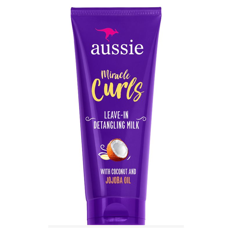 Aussie Miracle Curls with Coconut Oil Detangling Milk Treatment - 8.4 fl oz, 1 of 12