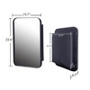 Grungis Wall Mounted Bathroom Storage Cabinet,Medicine Cabinet with Mirror and Adjustable Shelves for Bathroom - 3 of 4