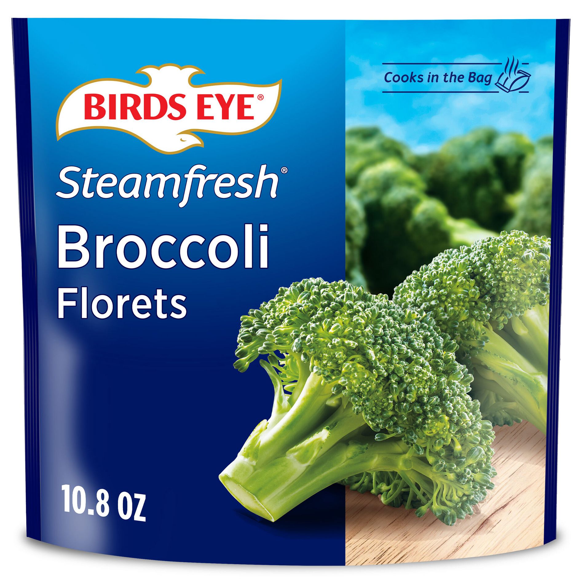 Birds Eye Steamfresh Frozen Broccoli Florets - 10.8oz