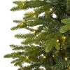 9ft. Fir Look Artificial Christmas Tree with 800 Clear LED Lights – Grand Holiday X-Mas Centerpiece - 3 of 4