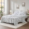 Elegant Solid Micro Fleece Sheet Set, All Season Bedding Sets, Cozy Home Textile fits Lux Bedroom Decor,Valentine's Day Gifts - 2 of 4