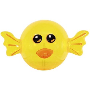 Swimline Inflatable Chick Beach Ball, Heavy-Duty Vinyl, Water and Beach Toy, 31.5" x 20", Yellow Chick, 1 Count - 1 of 3