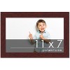 PosterPalooza | 11x7 Wood Frame with UV Acrylic, 6 Finishes: Black, White, Bronze, Silver, Wood, Mahogany - 2 of 4