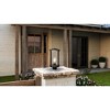 Urban Ambiance Luxury Farmhouse Outdoor Post Light 15.625''H x 7.375''W,  Midnight Black Finish,  Newark Collection, UHP1353 - 2 of 4
