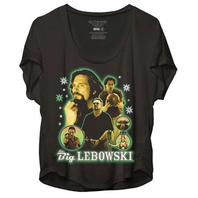 Adult Big Lebowski Bowling Crop Top Tee Shirt