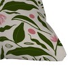 Mary Joak Aanu the Plant Lady Square Throw Pillow Green/Ivory - Deny Designs - image 3 of 4