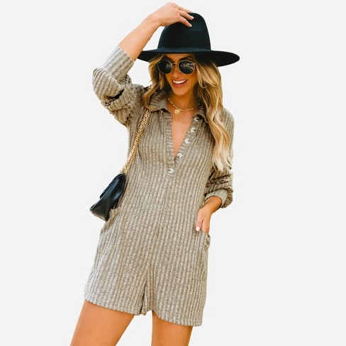 Half cheap sleeve romper