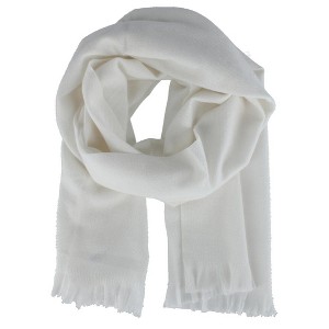 Clear Creek Women's Solid Winter Scarf with Fringe - 1 of 2