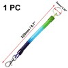 Unique Bargains Metal Ring Spring Stretchy Coil Keychain Keyring Strap Rope Cord 8.7 Inch Long 1 Pc - 2 of 4