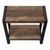 NicBex Contemporary Square End Table with Storage Drawer 2-tier Side Table for Modern Living Spaces - 4 of 4